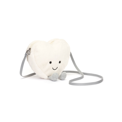 Cream Heart Bag