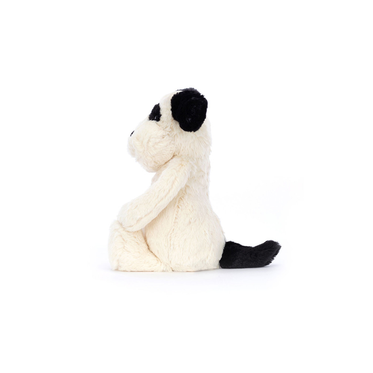 Bashful Black & Cream Puppy Plush