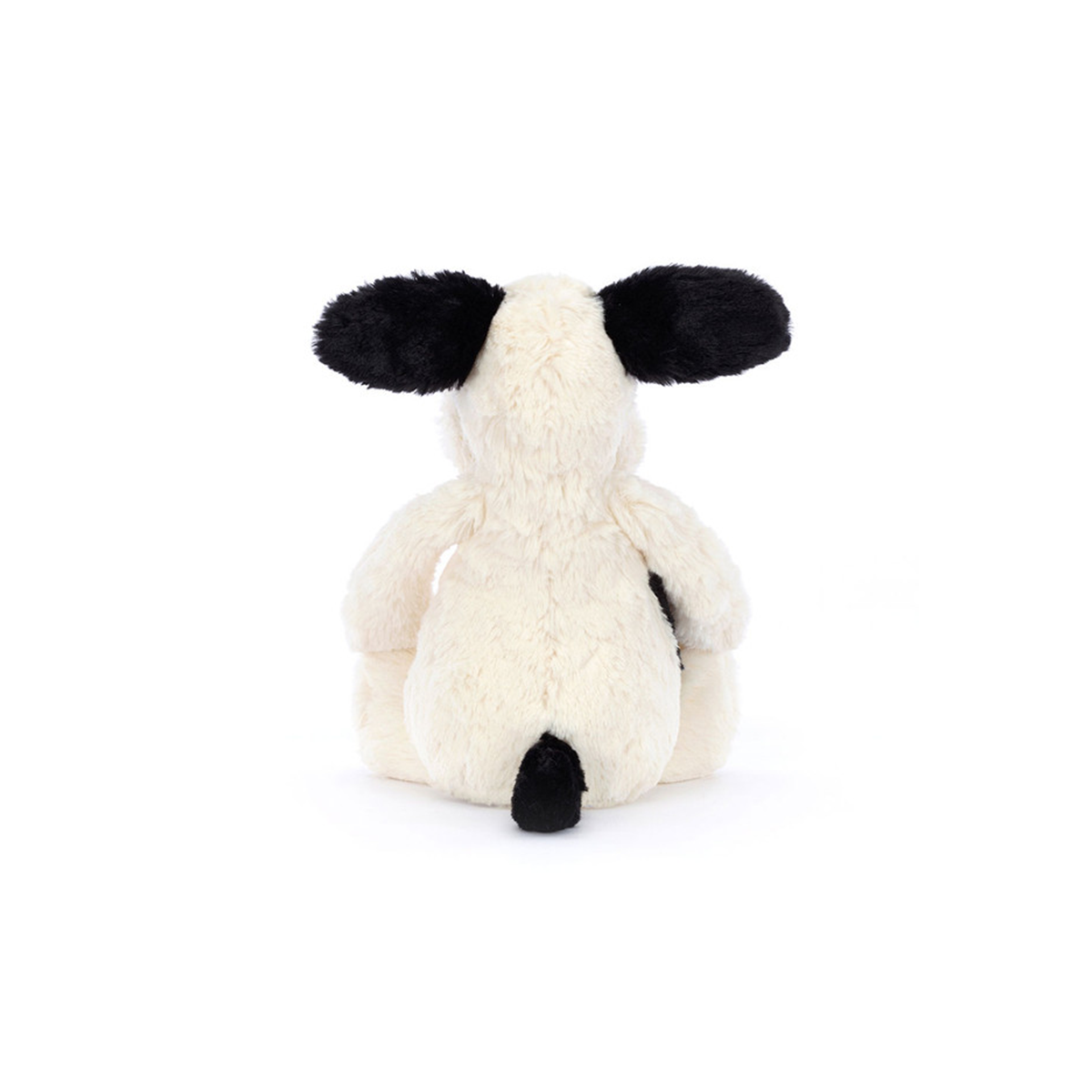 Bashful Black & Cream Puppy Plush