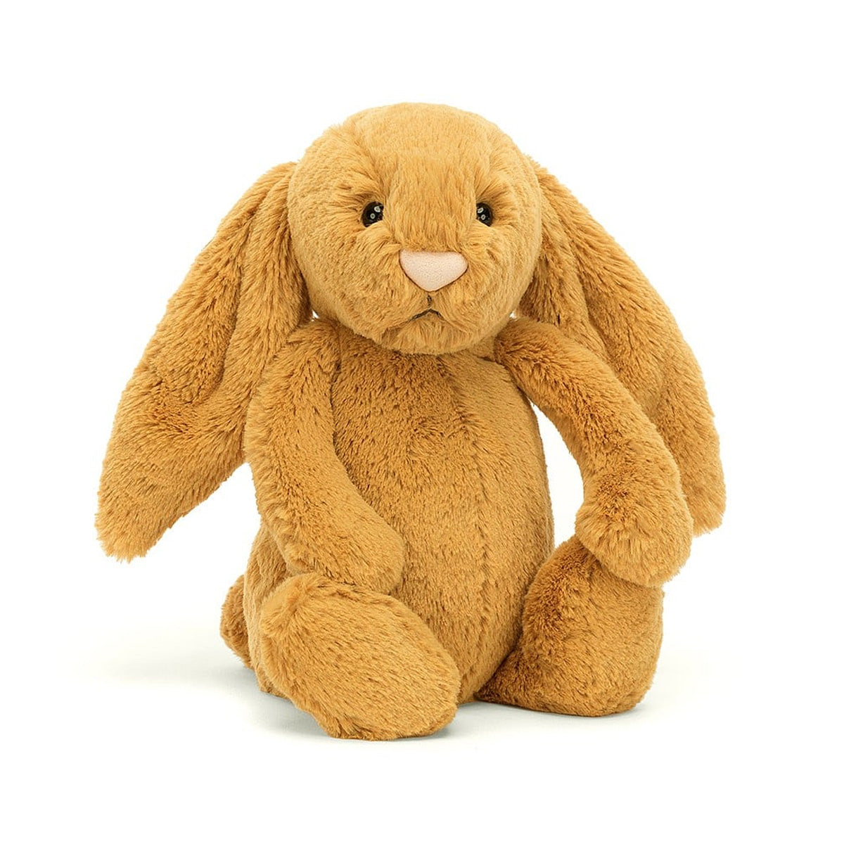 Bashful Rabbit Plush Toy - H 18 cm - Golden