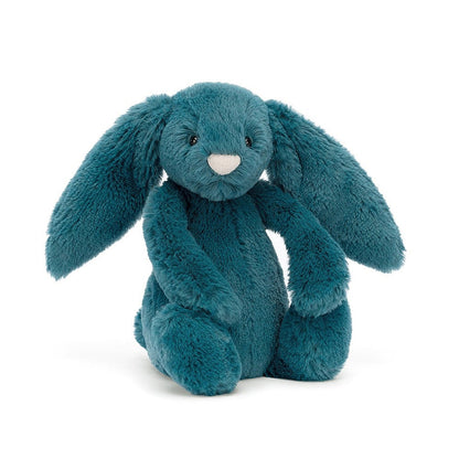 Peluche Lapin Bashful - H 18 cm - Mineral Bleu