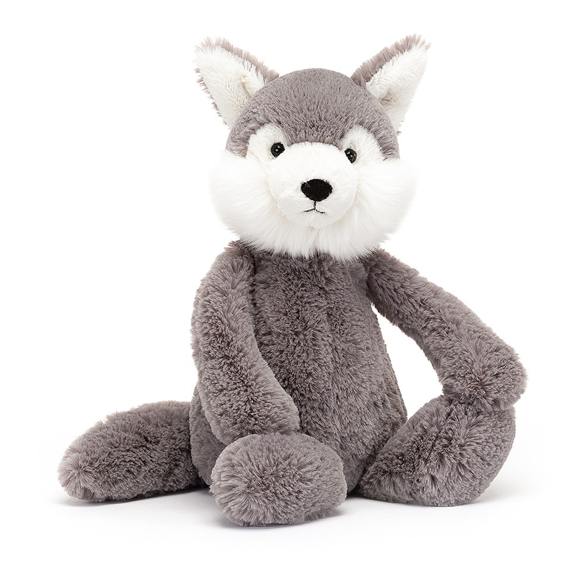 Bashful Wolf soft toy - H 31 cm