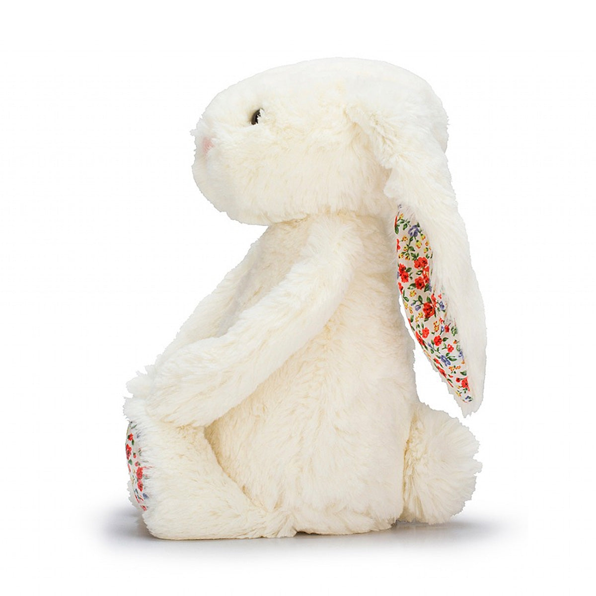 Blossom Rabbit Soft Toy - H31 cm - Cream