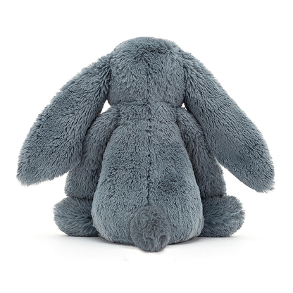 Blossom Rabbit Plush Toy - H 18 cm - Dusty Blue