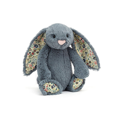 Blossom Rabbit Soft Toy - Blue