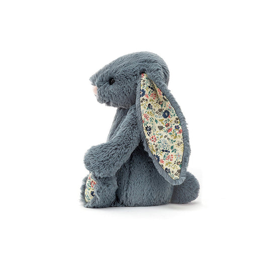 Blossom Rabbit Soft Toy - Blue