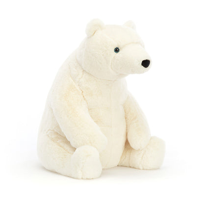 Elwin Polar Bear soft toy - H 21 cm